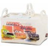 Detský textilný úložný košík Living / 32 x 23 x 19 cm / biely / Disney Pixar Cars Detský textilný úložný košík Living / 32 x 23 x 19 cm / biely / Disney Pixar Cars