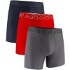 Pánske boxerky Under Armour Performance Tech - Solid 6in 3Pack Downpour Gray L Pánske boxerky Under Armour Performance Tech - Solid 6in 3Pack Downpour Gray L
