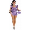 Mattel Barbie DELUXE Modelka Fialové šortky JFP43