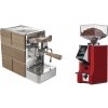 Stone Espresso Mine Premium Wood + Eureka Mignon Specialita Smart, CR ferrari red Stone Espresso Mine Premium Wood + Eureka Mignon Specialita Smart, CR ferrari red