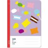 Optys Školský zošit 523 bezdrevný, linka 12 mm - cukríky Optys Školský zošit 523 bezdrevný, linka 12 mm - cukríky