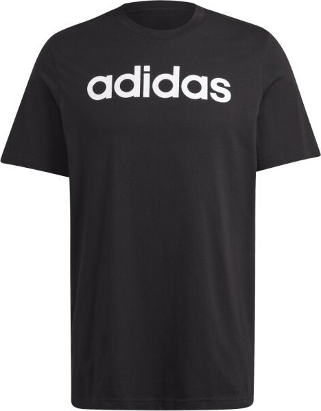 adidas tričko s potlačou čierne