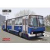 Papierový model - Kĺbový autobus Ikarus 280 MPK Krakov Papierový model - Kĺbový autobus Ikarus 280 MPK Krakov