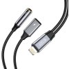 Tech-protect KÁBLOVÝ ADAPTÉR TECH-PROTECT ULTRABOOST LIGHTNING DO MINI JACK 3,5 MM A BLESK ČIERNA