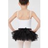 Wear Moi, Tutu sukienka s mašličkou NUAG, čierna 140-146 Wear Moi, Tutu sukienka s mašličkou NUAG, čierna 140-146