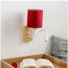 Brilagi Brilagi-LED Nástenná lampa NUBILA WOOD 1xE27/25W/230V+LED/3W dub/pompej. červená BG1565L + záruka 3 roky zadarmo + záruka 3 roky zadarmo Brilagi Brilagi-LED Nástenná lampa NUBILA WOOD 1xE27/25W/230V+LED/3W dub/pompej. červená BG1565L + záruka 3 roky zadarmo + záruka 3 roky zadarmo