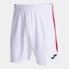 GLASGOW II SHORT futbalové šortky biela červená 2XL GLASGOW II SHORT futbalové šortky biela červená 2XL