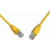 Solarix C5E-315YE-1MB Patch, CAT5E SFTP PVC, 1m, žlutý Solarix C5E-315YE-1MB Patch, CAT5E SFTP PVC, 1m, žlutý