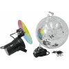 Eurolite Mirrorball Set 30 cm Zrkadlová guľa Eurolite Mirrorball Set 30 cm Zrkadlová guľa