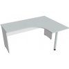 kancelársky stôl ergo ľavý 160x120 cm - GE 60 L Šedá kancelársky stôl ergo ľavý 160x120 cm - GE 60 L Šedá