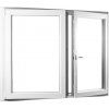 Dvojkrídlové plastové okno so štulpom REHAU Smartline+ - SKLADOVÉ-OKNÁ.sk - 1450 x 1300 Dvojkrídlové plastové okno so štulpom REHAU Smartline+ - SKLADOVÉ-OKNÁ.sk - 1450 x 1300