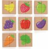Viga Drevené magnetické puzzle - ovocie Viga Drevené magnetické puzzle - ovocie