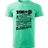 1984 v kocke - Klasické pánske tričko vyššej gramáže - XL ( Mätová ) 1984 v kocke - Klasické pánske tričko vyššej gramáže - XL ( Mätová )