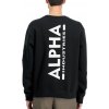 Alpha Industries mikina pánska Backprint Sweatshirt black