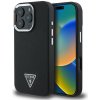 Guess PU Grained Triangle Logo Zadný Kryt pre iPhone 16 Pro Black 14540453 Guess PU Grained Triangle Logo Zadný Kryt pre iPhone 16 Pro Black 14540453