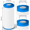 Crystalline Pool Spa Filter Filtračné kartuše SC761 Crystalline Pool Spa Filter Filtračné kartuše SC761
