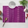 Biante bavlna prestieranie Olivia OL-002 Pásiky na fialovom 30x40cm