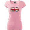 Britská vlajka stará - Dámske tričko Pure - 2XL ( Ružová ) Britská vlajka stará - Dámske tričko Pure - 2XL ( Ružová )