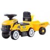 TRAKTOR Odrážadlo s prívesným vozíkom ZA3746 - Žltý TRAKTOR Odrážadlo s prívesným vozíkom ZA3746 - Žltý