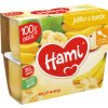 Hami 100% Ovocie Jablko a banán 4 x 100 g - Jablko, Banán Hami 100% Ovocie Jablko a banán 4 x 100 g - Jablko, Banán