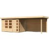 Drevený záhradný domček KERKO 4 s prístavkom 280 Lanitplast Drevený záhradný domček KERKO 4 s prístavkom 280 Lanitplast
