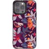 Picasee silikónový čierny obal pre Apple iPhone 15 Pro Max - Purple Leaf Picasee silikónový čierny obal pre Apple iPhone 15 Pro Max - Purple Leaf