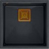 Quadron David 40 Graniteq Black Diamond/Copper Sink Quadron David 40 Graniteq Black Diamond/Copper Sink