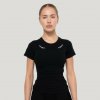 GymBeam Dámske tričko Tribal Ribbed Black M GymBeam Dámske tričko Tribal Ribbed Black M