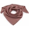 Saténová šatka jednofarebná 70x70 cm - staroružová tmavá Saténová šatka jednofarebná 70x70 cm - staroružová tmavá