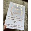 Svadobné oznámenie s rose gold metalickou tlačou 27 - Svadobný program (kartičky na stoly) 10305 Svadobné oznámenie s rose gold metalickou tlačou 27 - Svadobný program (kartičky na stoly) 10305