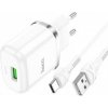 Rychlá nabíječka 18W Hoco N3 s USB C kabelem Rychlá nabíječka 18W Hoco N3 s USB C kabelem