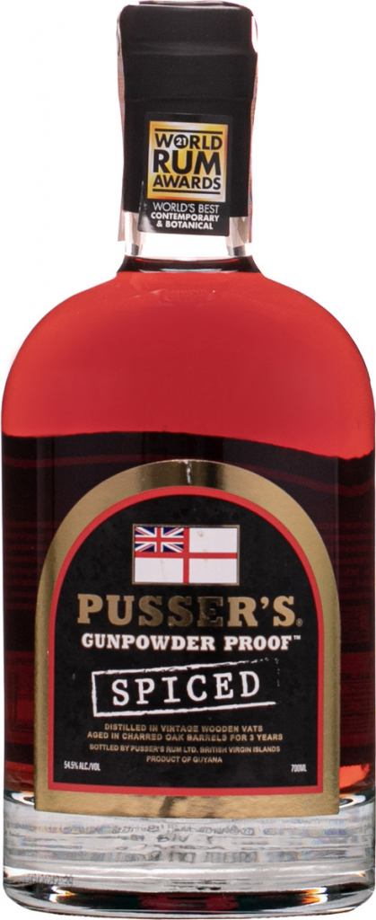 Pusser´s British Navy Gunpowder Proof 54,5% 0,7 l (čistá fľaša)