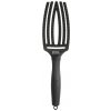 OLIVIA GARDEN Finger Brush Black kefa na vlasy masážna 6-radová stredná OLIVIA GARDEN Finger Brush Black kefa na vlasy masážna 6-radová stredná