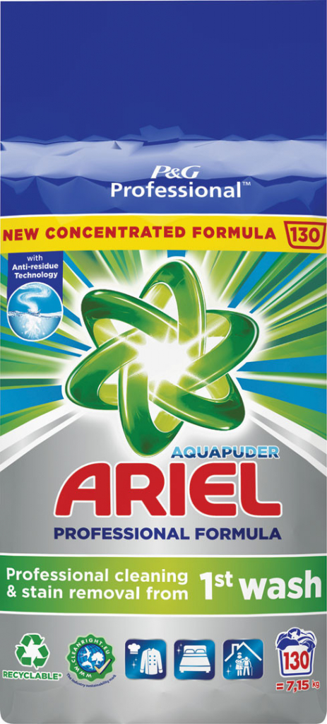 Ariel Professional prací prášek Regular 7,15 kg 130 PD