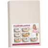 Bellatex Plátené prestieradlo s gumou biela káva 90x200 Bellatex Plátené prestieradlo s gumou biela káva 90x200