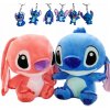 VEĽKÁ PLYŠOVÁ KĽÚČENKA STICH A LILO 25 cm + 3D KĽÚČENKA VEĽKÁ PLYŠOVÁ KĽÚČENKA STICH A LILO 25 cm + 3D KĽÚČENKA
