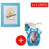 Akcia 1+1: Drevený fotorámik DRC11K 15x20 C4 svetlomodrý + Akrylový minirámik 4x5cm modrý zdarma Akcia 1+1: Drevený fotorámik DRC11K 15x20 C4 svetlomodrý + Akrylový minirámik 4x5cm modrý zdarma
