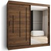 Wilsondo Šatníková skriňa Rubino Y2 200x200x62 - orech warmia Wilsondo Šatníková skriňa Rubino Y2 200x200x62 - orech warmia