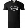 Silný ročník - Letopočet 1976 - Tričko z organickej bavlny - 3XL ( Čierna ) Silný ročník - Letopočet 1976 - Tričko z organickej bavlny - 3XL ( Čierna )