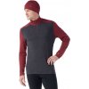 Pánske termo tričko Smartwool, CLASSIC THERMAL MERINO BL 1/4 ZIP tmavo sivá,vínová XL Pánske termo tričko Smartwool, CLASSIC THERMAL MERINO BL 1/4 ZIP tmavo sivá,vínová XL