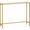 SONGMICS Konzolový stolík Vasagle Bentle zlatý SONGMICS Konzolový stolík Vasagle Bentle zlatý