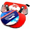 stolný tenis 2 rakety + 3 loptičky v taške 26x17cm