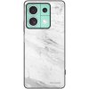 Picasee silikónový čierny obal pre Xiaomi Redmi Note 13 5G - White marble Picasee silikónový čierny obal pre Xiaomi Redmi Note 13 5G - White marble