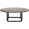 New Works Konferenčný stolík Florence Coffee Table Ø90, Gris du Marais marble / black New Works Konferenčný stolík Florence Coffee Table Ø90, Gris du Marais marble / black