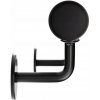 LIMBRAM Čierna okrúhla nástenná tyč/madlo na schody LIMBRAM Čierna okrúhla nástenná tyč/madlo na schody
