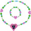 Detoa Korálky - Bižutérna sada Krtko a srdiečka Detoa Korálky - Bižutérna sada Krtko a srdiečka