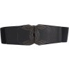 Lifestyle dámsky strečový opasok na šaty Oven čierny