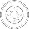Brzdový bubon TRW DB4553 Brzdový bubon TRW DB4553