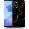 Picasee silikónový čierny obal pre OPPO A16 - Thunder Picasee silikónový čierny obal pre OPPO A16 - Thunder