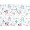 METRÁŽ Bavlněná látka s dětskými motivy - 6 (333) mint zvířátka METRÁŽ Bavlněná látka s dětskými motivy - 6 (333) mint zvířátka